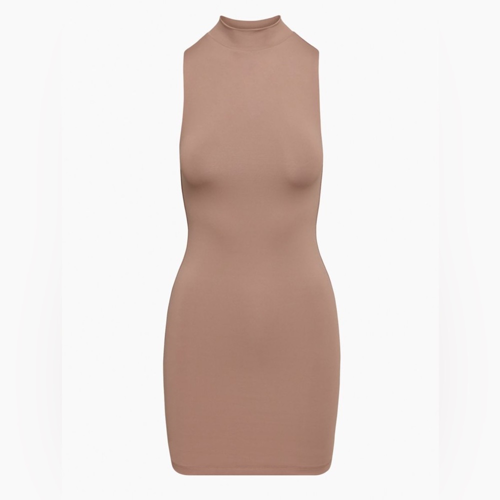 Babaton contour mockneck mini, M, deep taupe